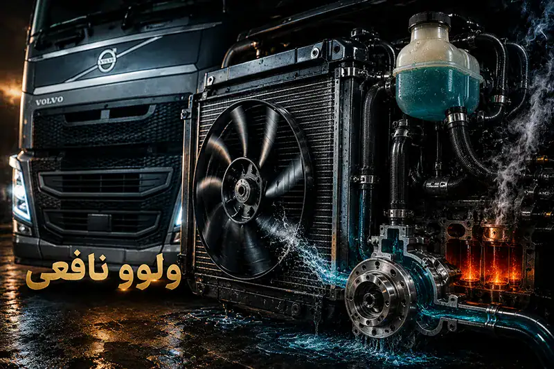 سیستم خنک‌کننده کامیون ولوو، رادیاتور و واترپمپ - ولوو نافعی