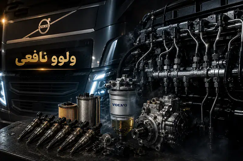 سیستم سوخت‌رسانی کامیون ولوو، انژکتور و پمپ سوخت - ولوو نافعی